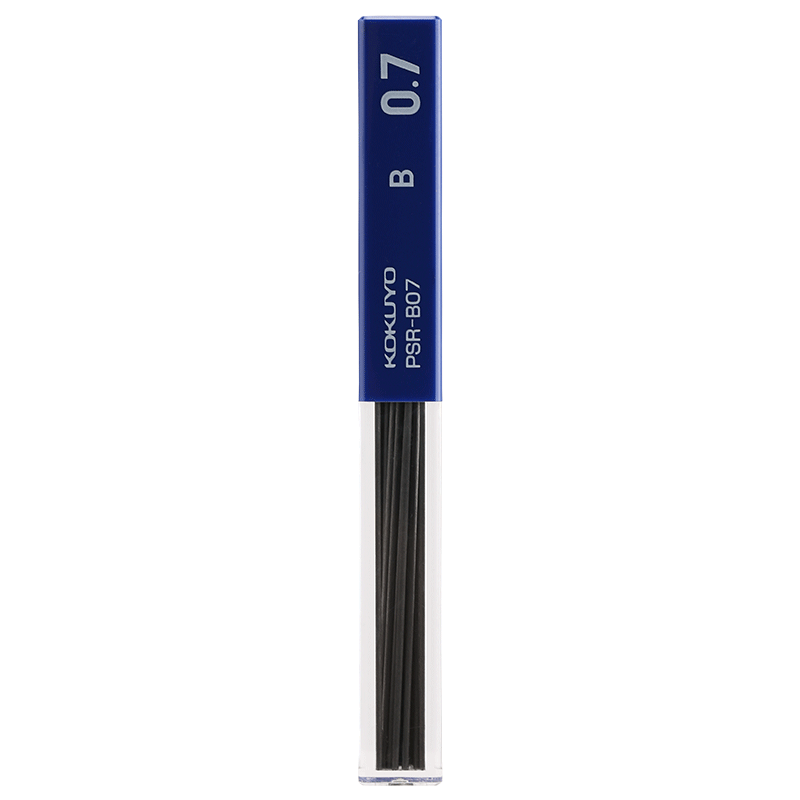 KOKUYO Imported 0.7mm Mechanical Pencil Lead, for Students' Exams And Writing, Drawing, Anti-Breaking, Replacement Lead Refill, One Tube, PSR-B07