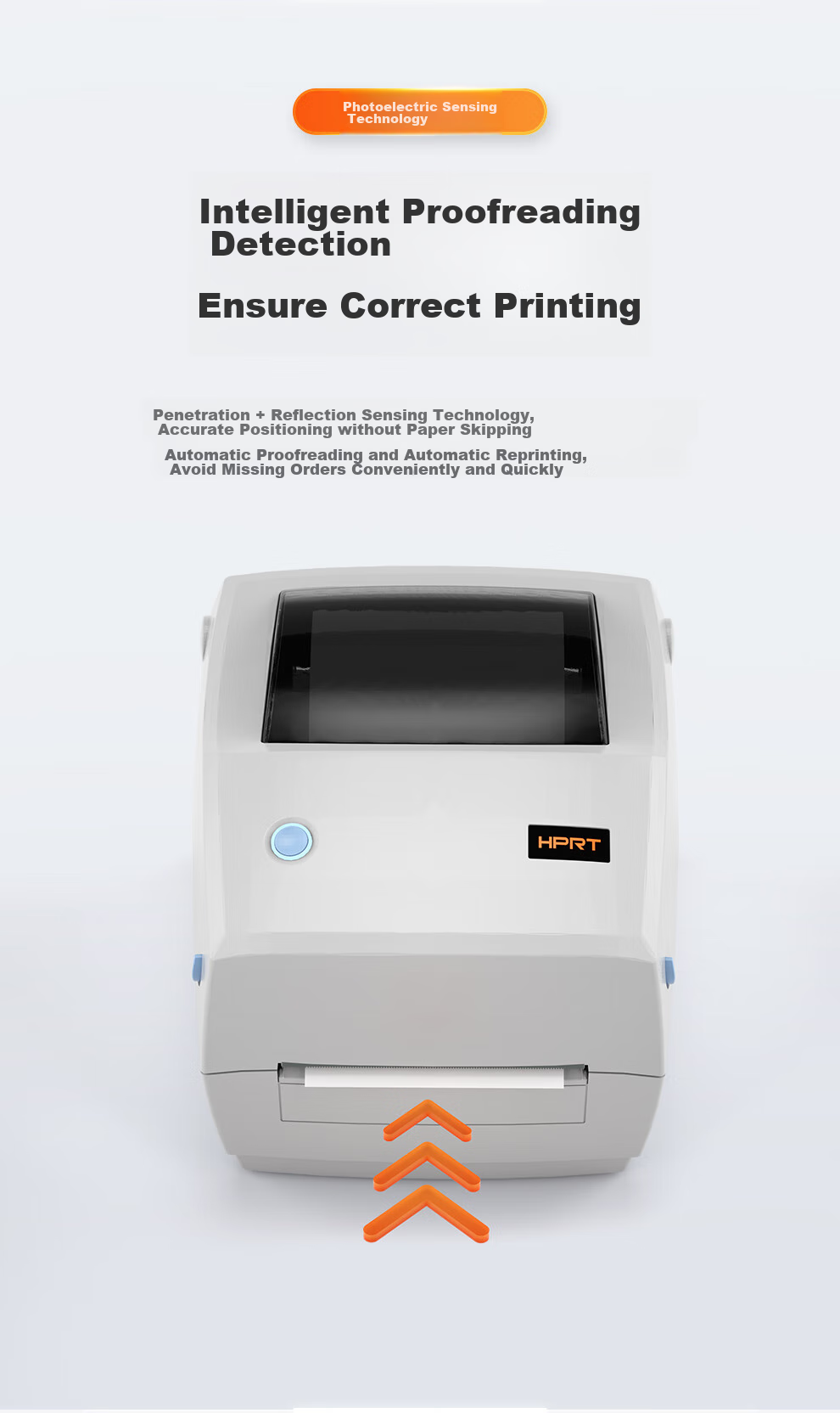 HPRT Wireless Bluetooth 108mm Mobile Phone Express Delivery Electronic Label Printer, E-Commerce Courier Label, Thermal Barcode, Thermal Paper Sticker Label Printer D45BT 3