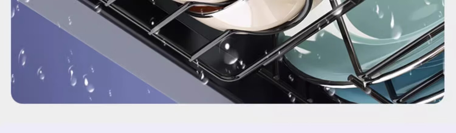Jiadu Storage Cabinet Sink Organizer, Dish Drainer, Dust-Proof Countertop, Multi-Functional Drying Rack for Bathroom And Kitche 10