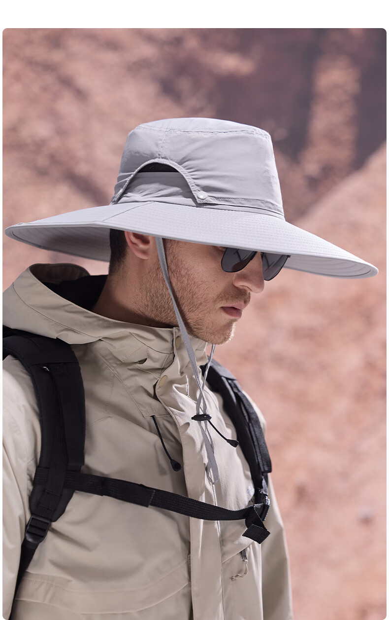 MISSION UV Sun Protection Hat for Men, Sun Visor, Fishing Hat, Hiking Cap, Summer Outdoor UV Protection Hat, Visor Cap 9
