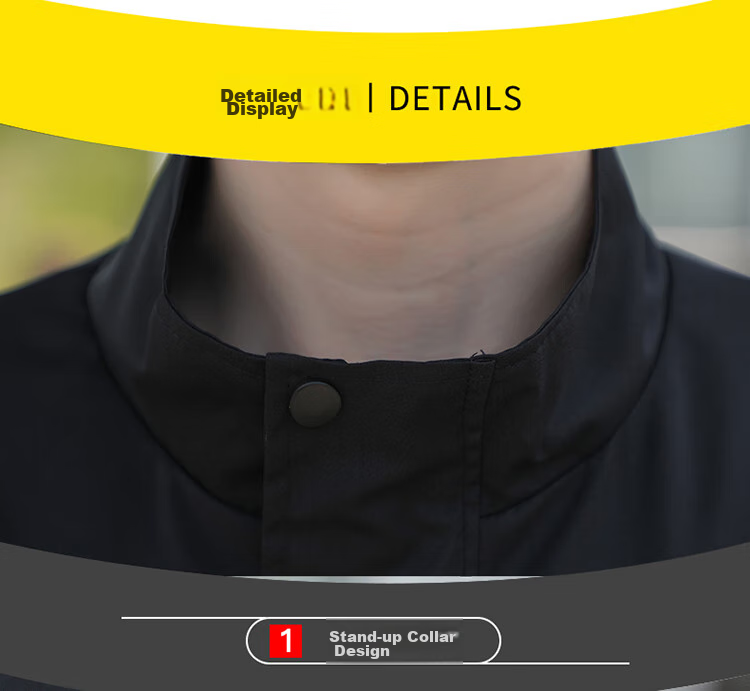 TUCANO Jacket for Men, Spring And Autumn Loose Fit Stand Collar Versatile Casual Coat Trendy Comfortable Outerwear Men's Clothing, Black, 3XL 20