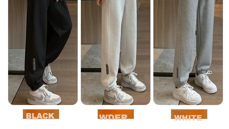 JOYNCLEON Maternity Pants, Spring And Autumn Casual Sports Trousers for Petite Women, Plus Size Sweatpants, Black, L, Jyk28218 16