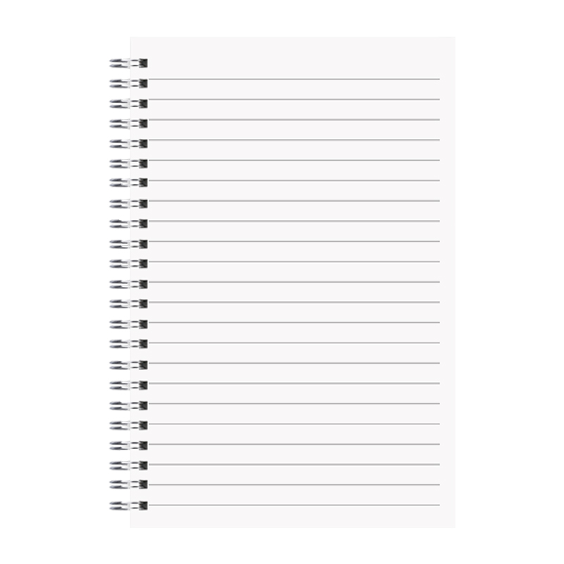 Faramon Side-Turning Spiral Notebook, Thick Loose-Leaf Notebook, Grid Notebook, B5 Soft Cover Notebook for Students' English Error Correction And Diary, Grid Pattern Notebook, Pack of 4