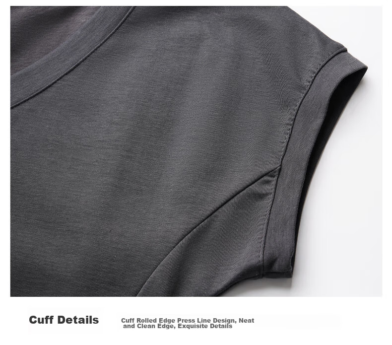 Olrain French-Style Elegant V-Neck Dark Gray Dress for Women, Summer Waist-Cinching A-Line Hem Audrey Hepburn Style, Dark Gray, Size L 28