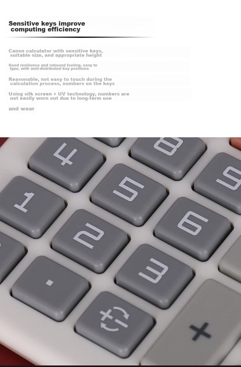Canon LS-100H Financial Office Calculator, Desktop Stylish Creative Small Calculator 6