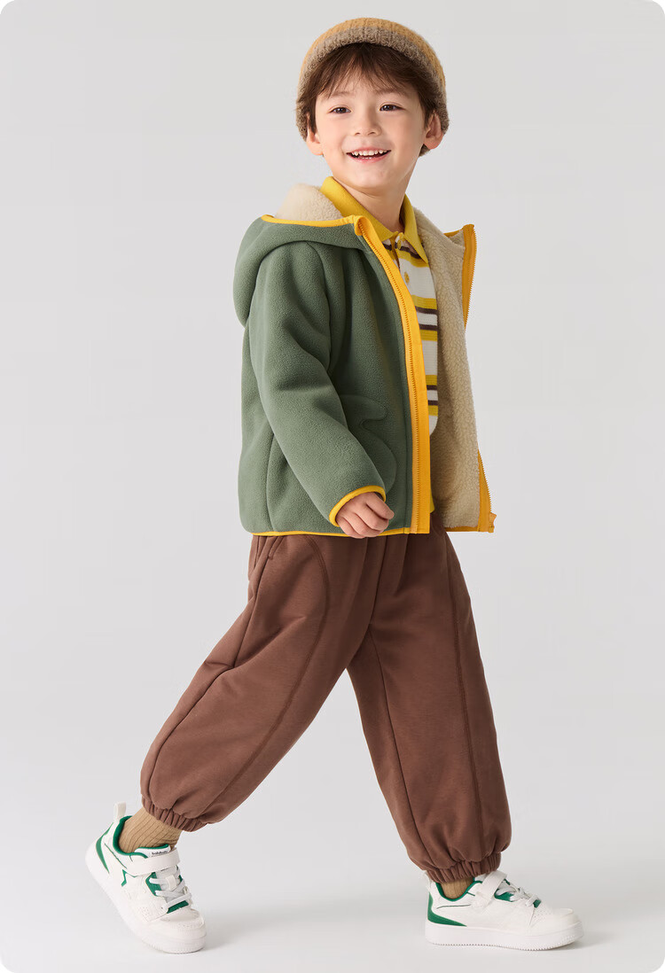 BALABALA Children's Clothing, Girls' And Boys' Outerwear, New Autumn And Winter 2025 Collection, Fleece Fabric, Anti-Static, Warm, 209425105202 14