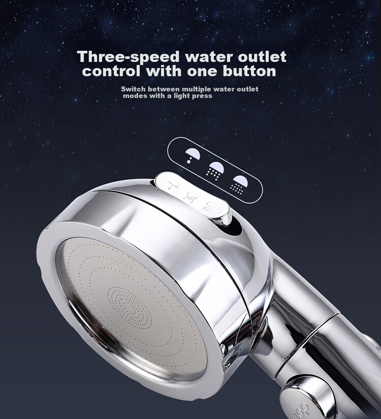 Larsd High-Pressure Shower Head Set, Handheld Shower Head, Shower Head And Flexible Hose Two-Piece Set LD3772 5