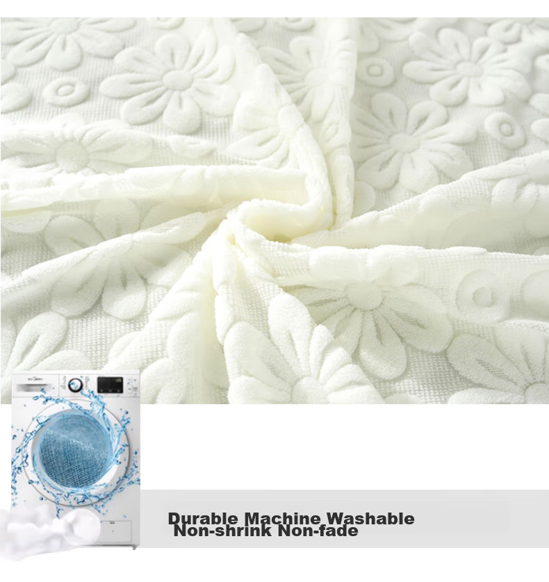 Jingxun Lace Sofa Cushion, Sofa Cover, Thickened Backrest Cover, All-Season Armrest Towel, 90*180 5