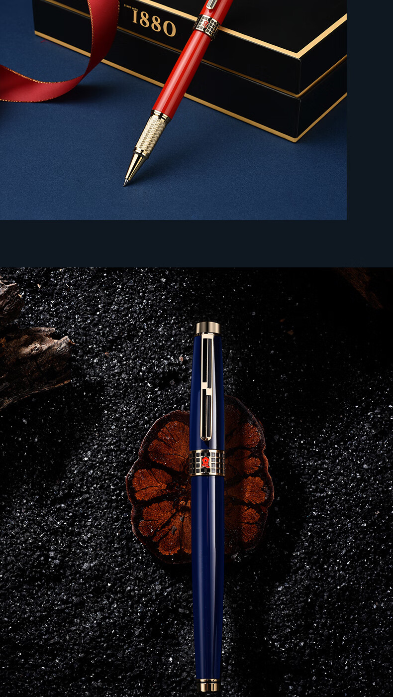 MONTAGUT [Best-Selling Product] Signature Pen for Men And Women, Business Writing Office High-End Gift Box Set, Gift Companion Gift Junken Series Gray 0.5mm 14