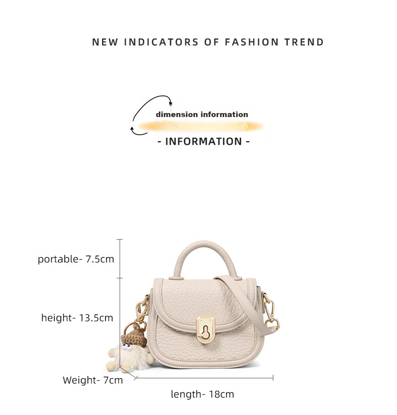 Aiqinghai Leather Handbag, Women's Phone Bag, Mini Crossbody Shoulder Tote Bag, Practical Birthday And Mother's Day Gift for Mom 5