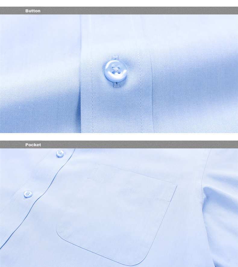 YOUNGOR [NP Wrinkle-Free] Spring/Summer 2026 New Casual Short-Sleeve Shirt for Young Men, Light Blue Plain, Size 38 13