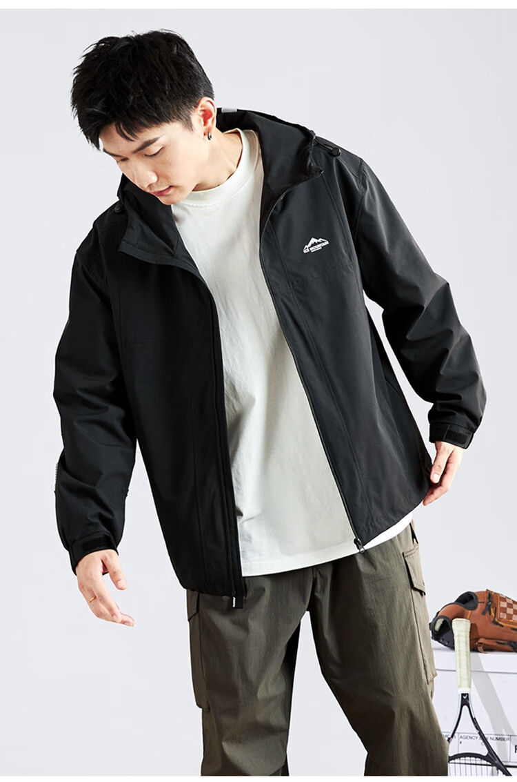 TonLion 2026 Spring And Autumn New Loose Hooded Jacket, Casual Trendy Outerwear for Me 10