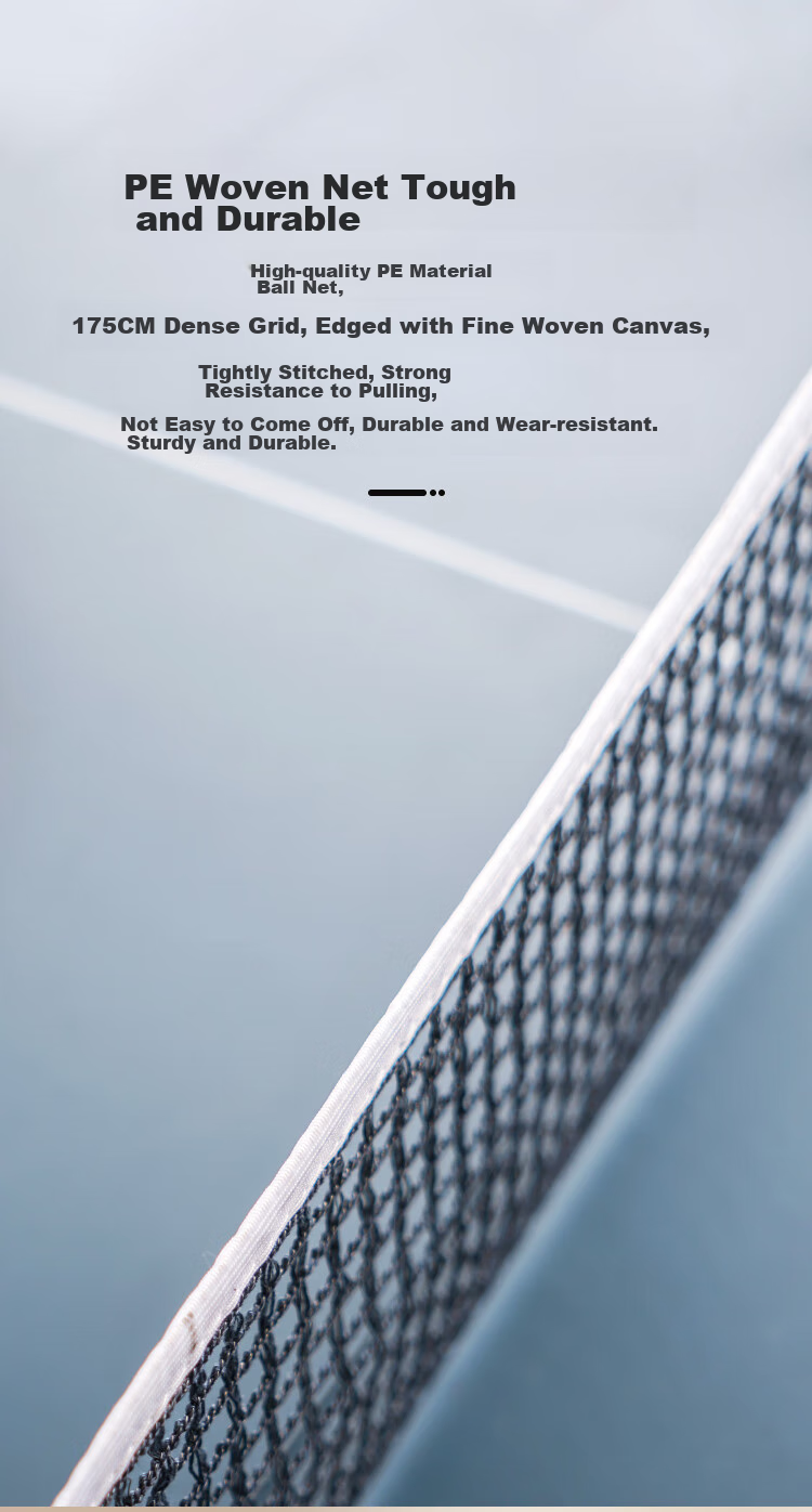 JD Original Table Tennis Net Stand, Portable Ping Pong Table Net, Adjustable Length, Indoor And Outdoor Table Tennis Net 8