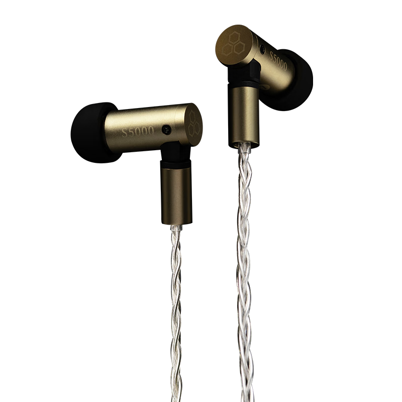 FINAL S5000 Brass Shell Dual-Drive In-Ear Wired Headphones