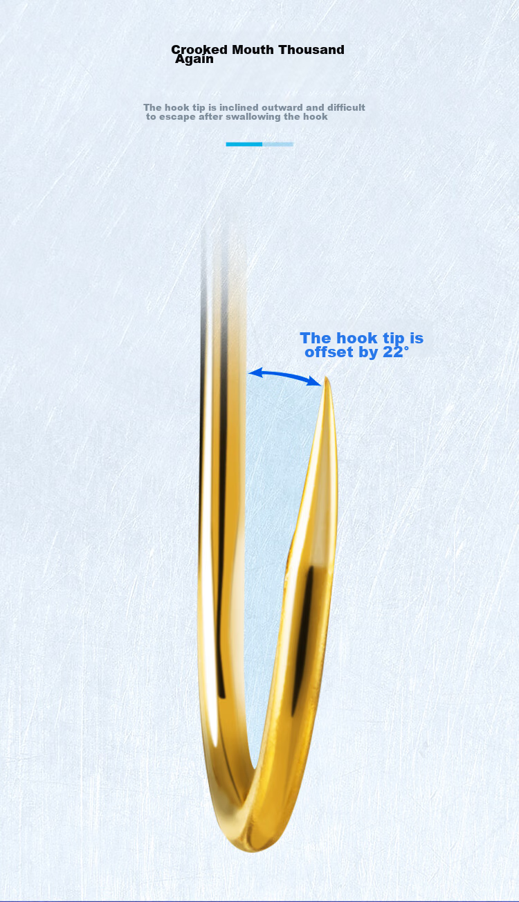 Beimingyu Hook with Barbs, Loose Pack for Crucian Carp And Carp Fishing, Tianzhan Thousand Hook with Barbs, Size 2 5