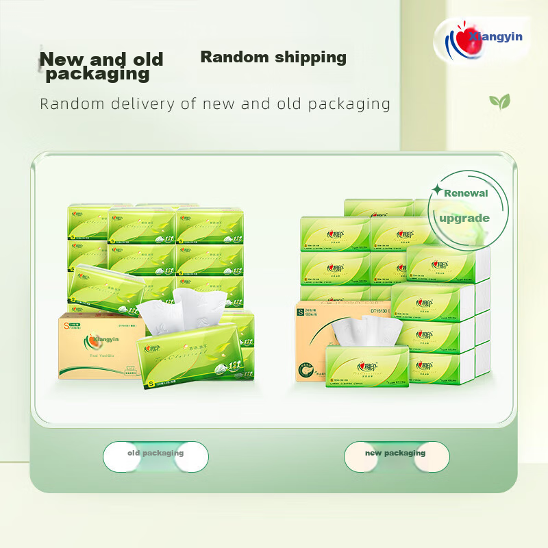 Mind Act Upon Mind Facial Tissues, Tea Silk Enjoyment, 3-Ply 130 Sheets*24 Packs True S Size, Tissue Paper (Sold by Box)