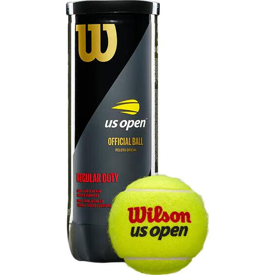 Wilson Official Women's Tennis Balls for French Open, Canned, 3-Pack [Random Number on Ball]