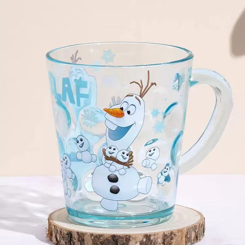 Disney Children's Mouthwash Cup, Elementary School Student Toothbrushing Cup, Household Tooth Mug, Plastic Durable Cartoon Rinsing Water Cup