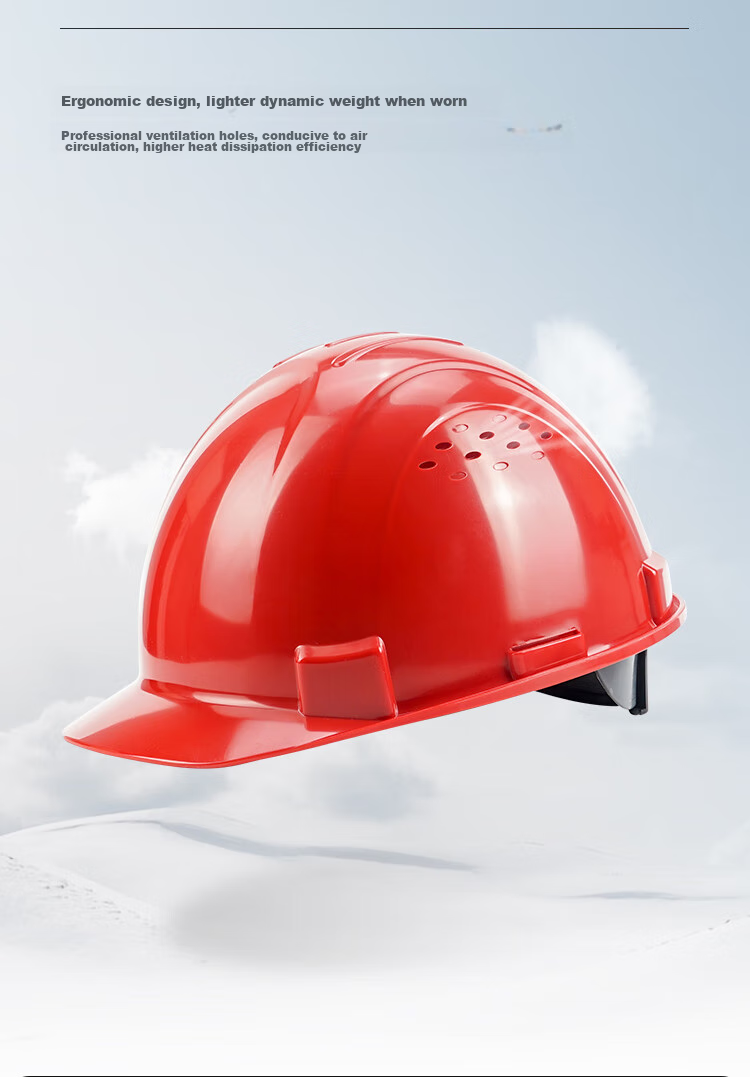 Honeywell Safety Helmet H99S, Pure ABS Material, Construction Site Hard Hat, Advanced Leadership Technology Anti-Smashing Impact-Resistant, Breathable Ventilation Holes, Red, 1 Piece 12