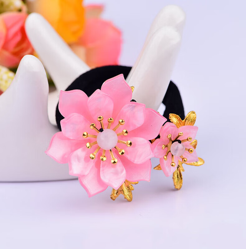 Gunai Simple Hair Ties, Elastic Bands, Hair Accessories for Women, New Cute Style on Instagram, Goddess Day And New Year Gift for Girls 2