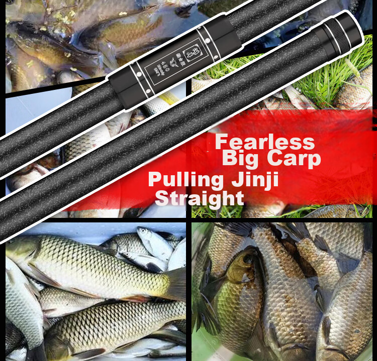 Renniaofei Fishing Rod Set, Tackle Set, Hand Rod, Ultra-Light And Hard, Platform Fishing Rod, High Carbon Carp Rod, 4.5 Meters, RBF012 16