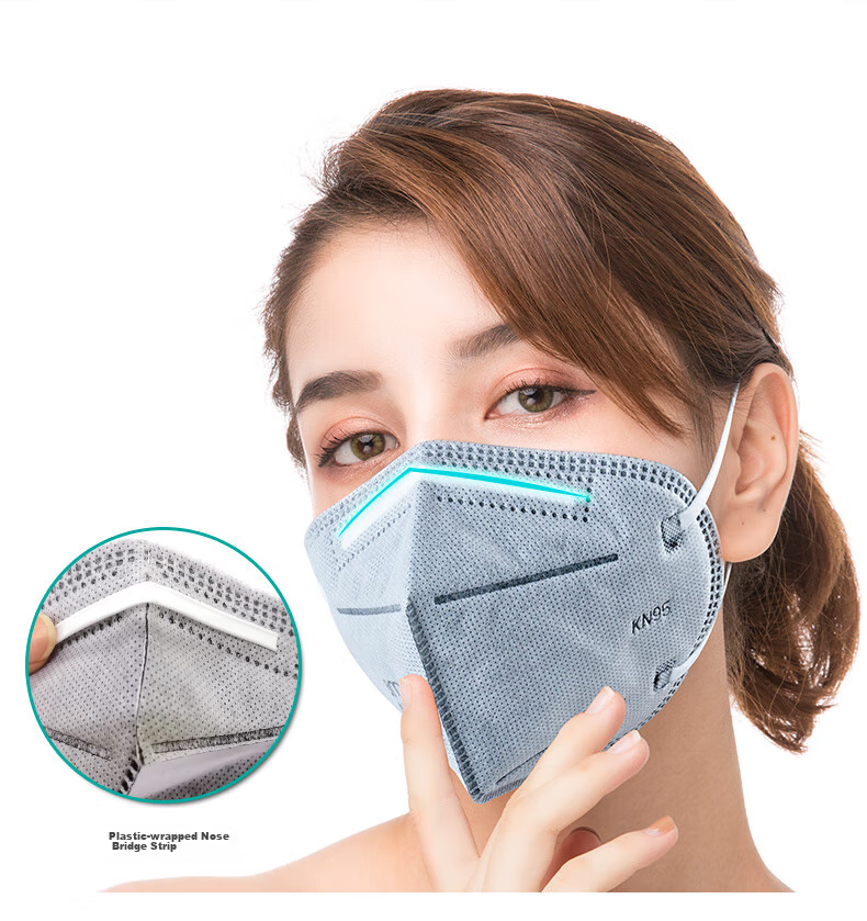 AMS KN95 Face Mask Individually Wrapped, Industrial Protection against Pollen Dust Sand Smog Droplets, Men's Sun Protection Renovation Formaldehyde Odor Allergy Women's Commute Grinding Specialized 50 Pieces/Box 11