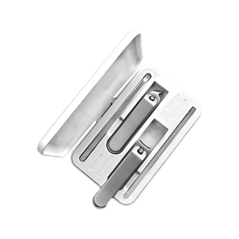 CIIYIIMEN Nail Clipper Set, Magnetic Tools, 4-Piece Set, Nail Scissors, Complete Set of Diagonal Nail Clippers, Ear Pick, Nail File