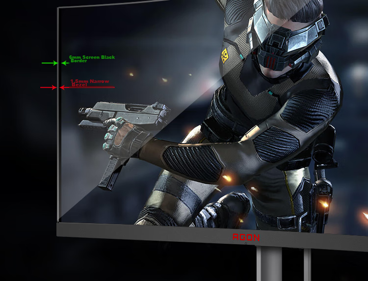 AOC Agon 7 31.5-inch WOLED 4K 165Hz Dual Mode 330Hz 0.03ms 10bit Low Blue Light 16W Speaker Gaming Monitor AG327UD 10
