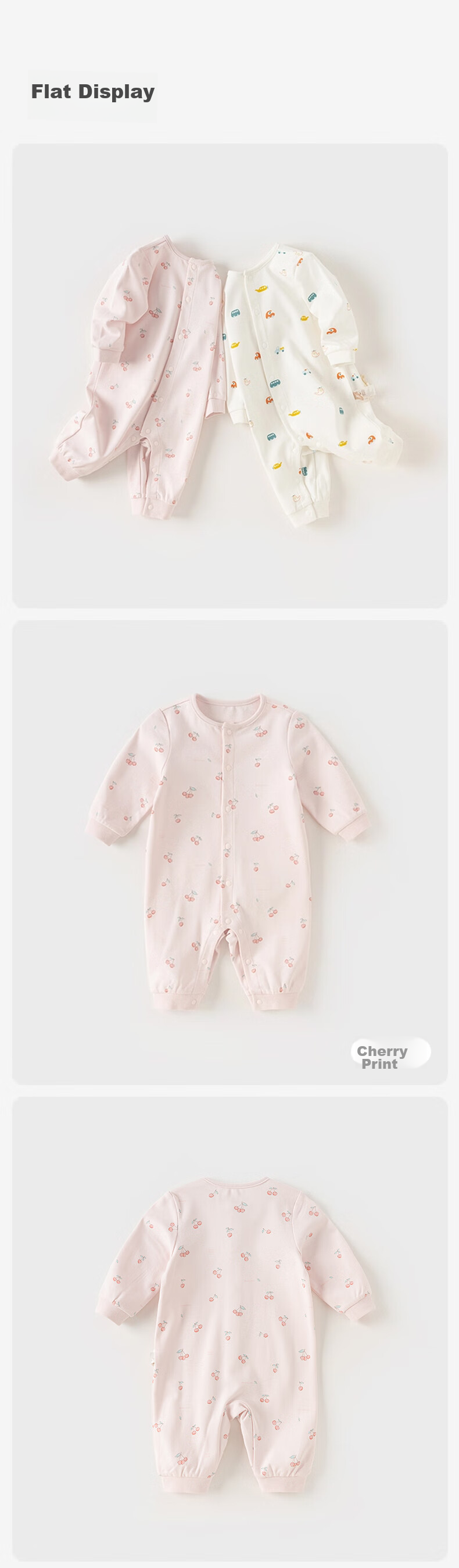 DAVE & BELLA Baby Girl Romper Spring And Autumn Infant Onesie Boys Cotton Bodysuit Children's Clothing 7