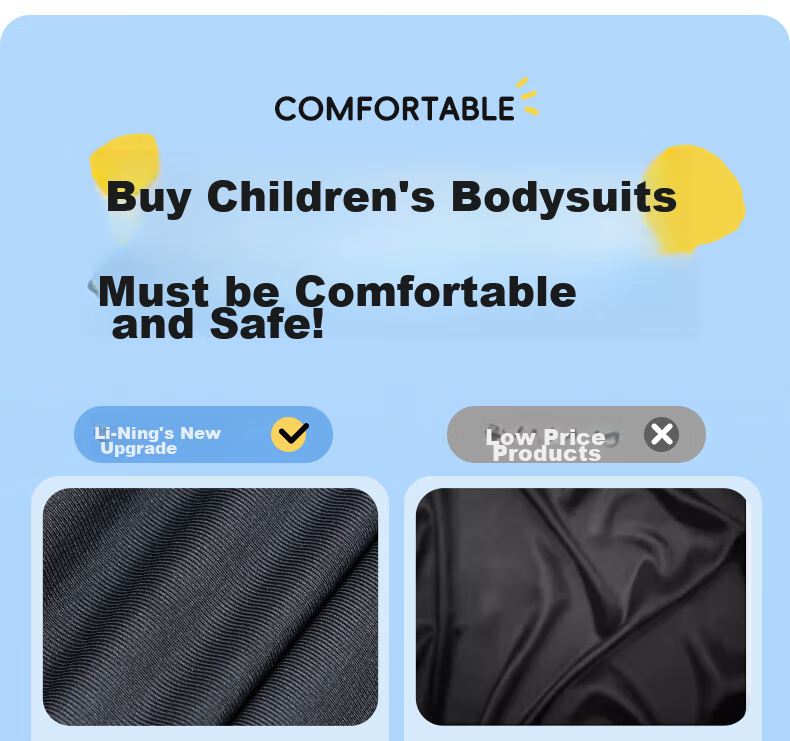 Li-Ning Children's Compression Training Suit, Quick-Dry, for Ages 6-12, Autumn And Winter Sports Set, Breathable Basketball Base Layer, Football, Badminton Uniform 5