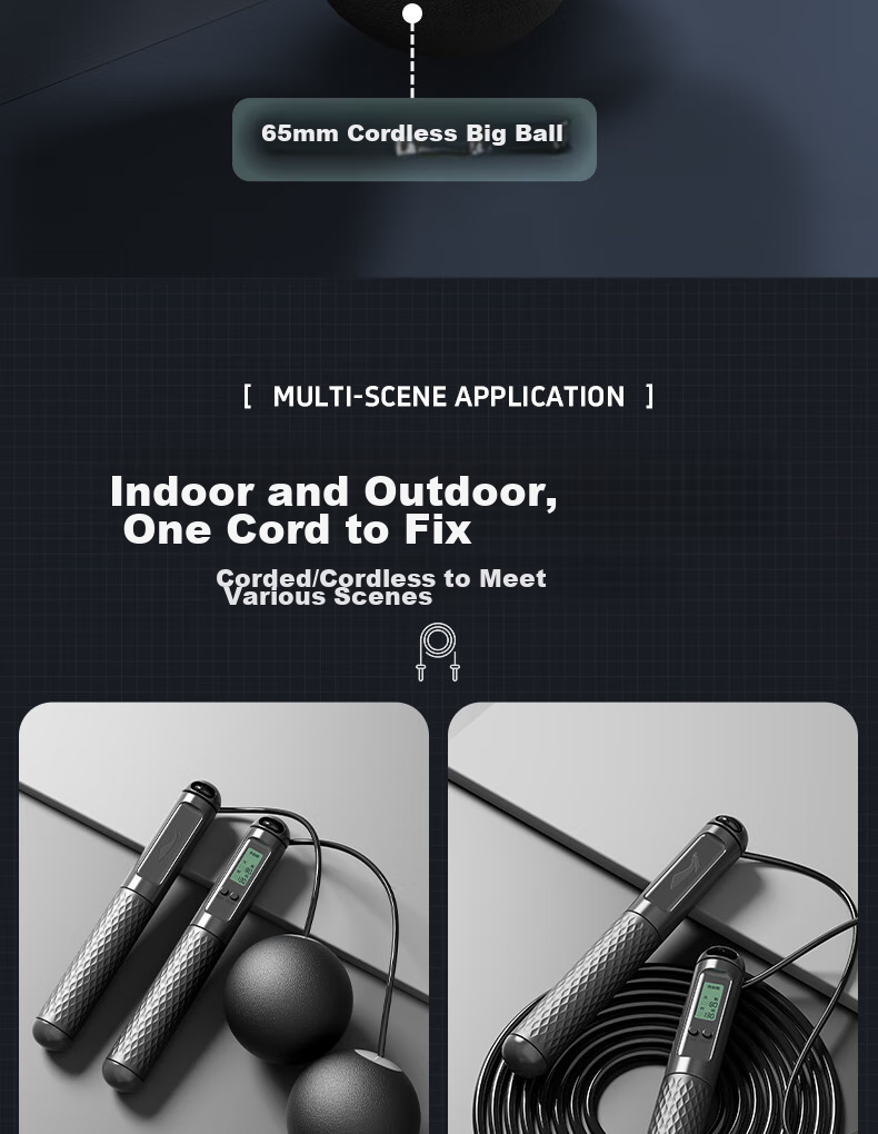 Li-Ning Jump Rope for Adults with Counter, Children, Primary School Students, Competition, High School Entrance Exam, Jump Rope for Men And Women, Exam-Specific Steel Wire, Weight Loss, Speed Competitio 16
