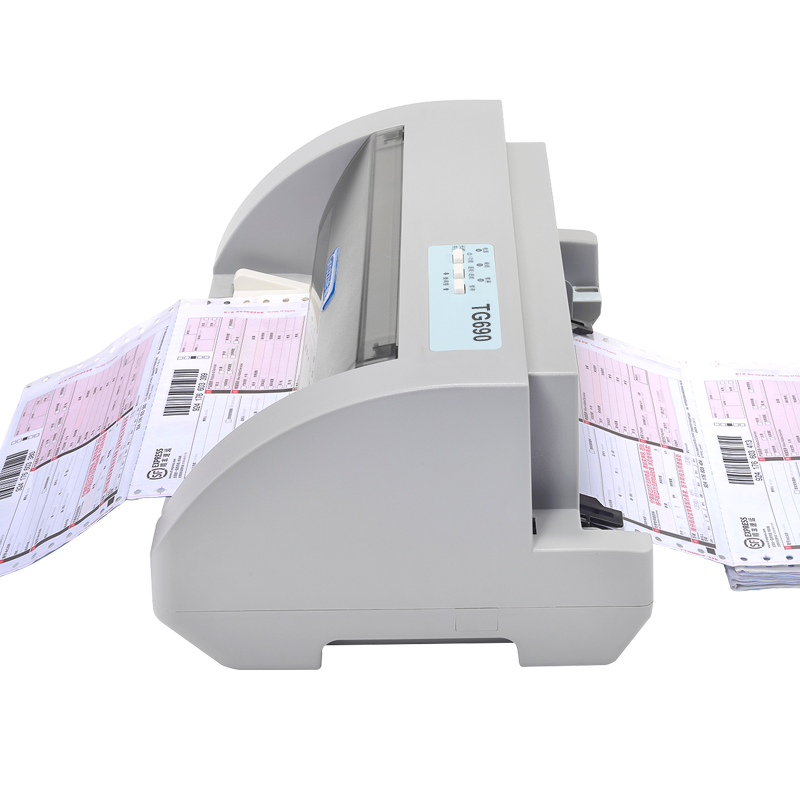 Gezhi TG890 Dot Matrix Printer New VAT Invoice Tax Control Express Bill Flatbed Rear Feed Continuous USB Printer
