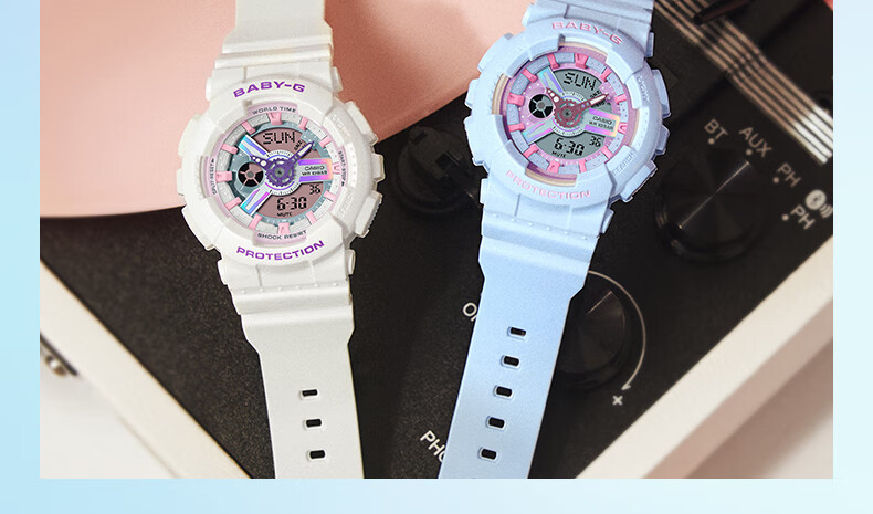 Casio Women's Watch, BABY-G Dream Series Sports Digital Student Watch, Gift for Girlfriend, BA-110FH 19