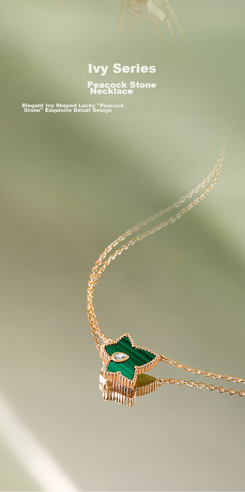 LOLA ROSE Evergreen Ivy Necklace for Women, Holiday Gift, Birthday Present for Girls 4