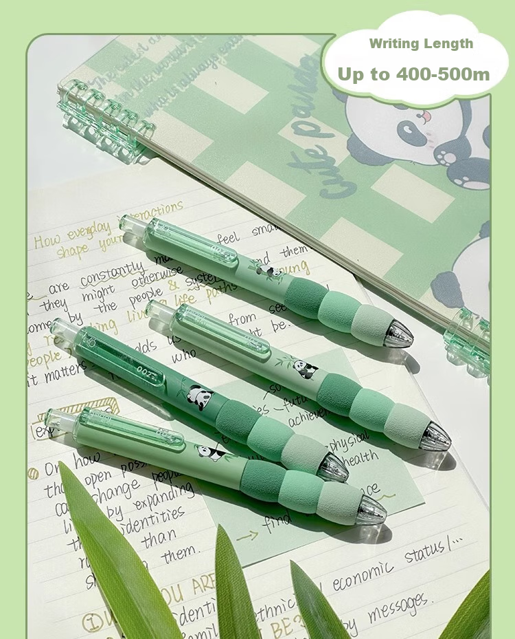 LOPET Retractable Gel Pen, Quick-Drying, Stylish Design, Exam Pen for Students, 0.5mm Black Ink, Smooth Writing for Middle School Students, Ballpoint Pen, Signature Pen, LT-1362 + 10 Refills 8