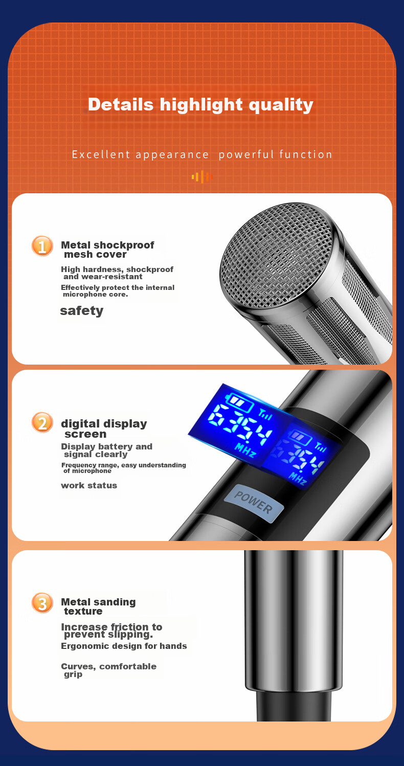 SAST Ok-189 One-To Wireless Microphone, Outdoor Square Dance Speaker, Conference Host Speech, Home Karaoke Device, Universal Microphone 14