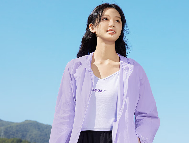 361° Women's Summer Sunscreen Jacket UPF50+ Sports Outdoor Cycling Ice Silk Casual Coat 662624605H-4 48