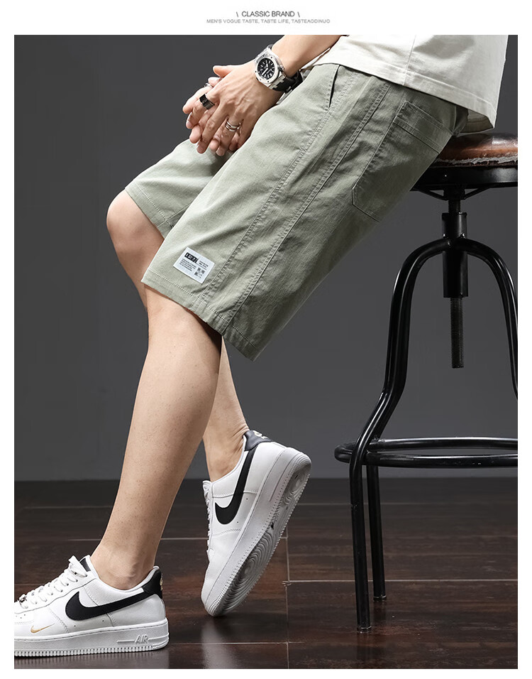Zengzhi Summer Lightweight Men's Casual Shorts 2026 New Cargo Five-Point Straight-Leg Mid-Length Pants for Men 19