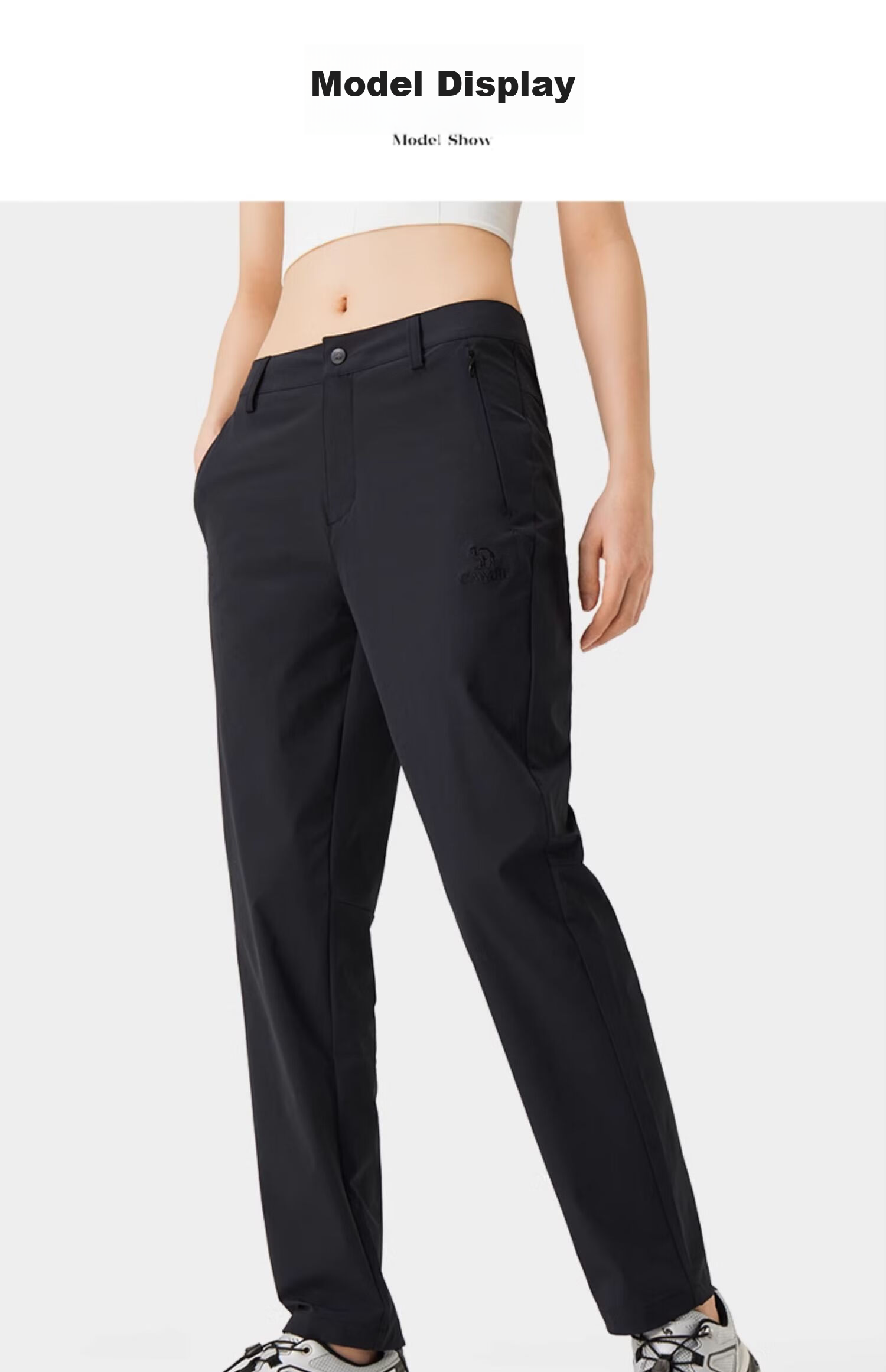 CAMEL Outdoor Quick-Dry Sun Protection Pants, UV-Resistant, Elastic Breathable Straight-Leg Pants, A14BAEO061 24