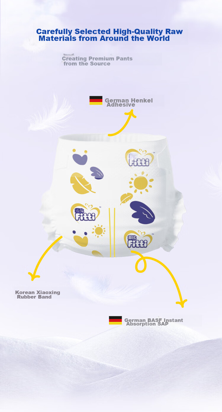 Fitti Soft And Thin Baby Diapers, XL Size, 66 Pieces (12-17kg), Gentle And Lightweight Diapering Experience 9