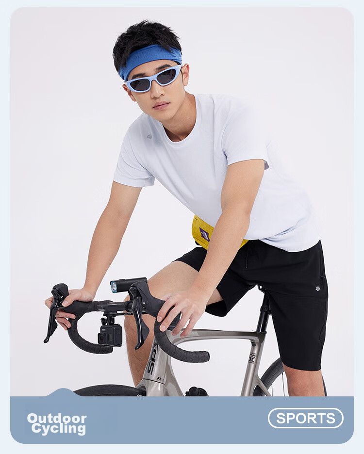 JD Original [Ultra-Light Quick-Dry] Sports T-Shirt, Summer Outdoor Running Fitness Short-Sleeve Men's T-Shirt, Light Gray 1.0, Size M 14