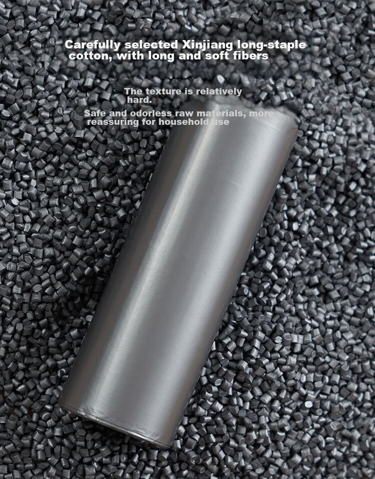 Lahong Steel Bag Vest Garbage Bags, Silver, 45*60cm, 180 Pieces, 1 Mil Thickness, Household Thickened Handheld Plastic Bags, Kitchen Medium Size 11