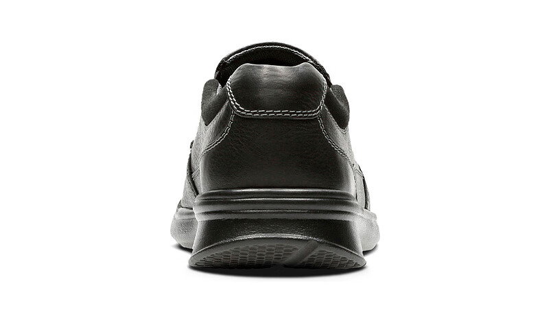 Clarks Men's Classic Genuine Leather Thick-Soled Slip-On Comfortable Breathable Shock-Absorbing Casual Leather Shoes CotrellFree 12