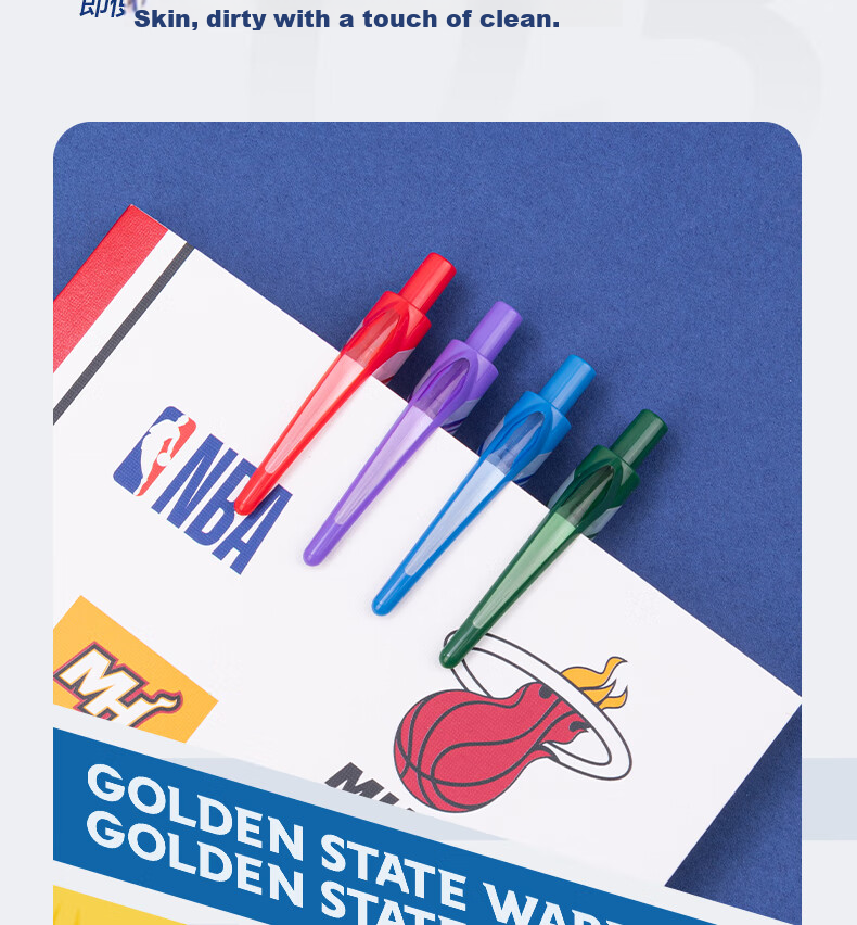 Deli [Best-Selling Product] NBA Quick-Drying Retractable Student Gel Pen, 0.5mm ST Tip, Black, 12 Pcs, SA292 11