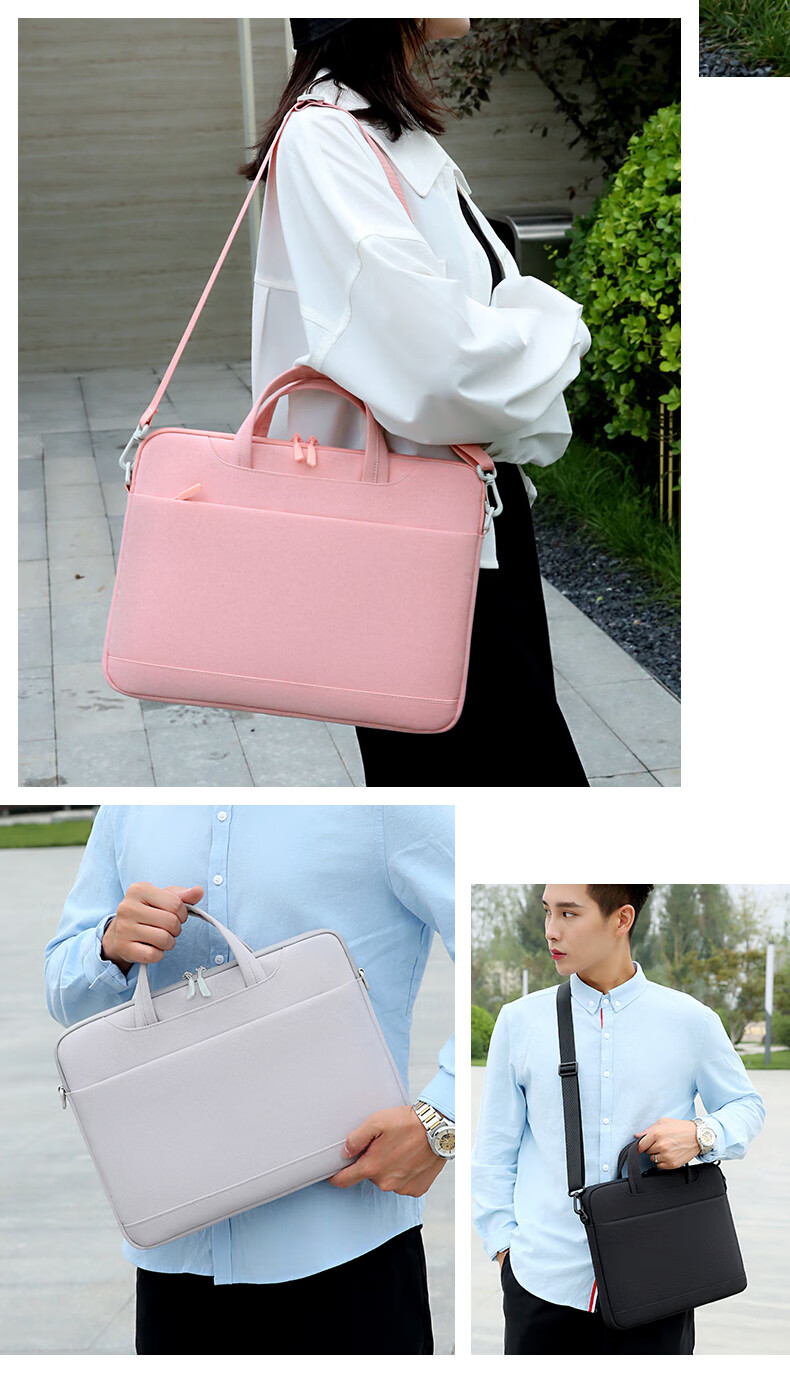 DiYiGongFang Shoulder Laptop Bag 15.6 Inch Handbag for Men And Women, Commuter Use, Compatible with Apple Macbook Pro 16, Huawei, Lenovo, ASUS, Dell Gaming Laptops, 15-Inch Crossbody Bag 11