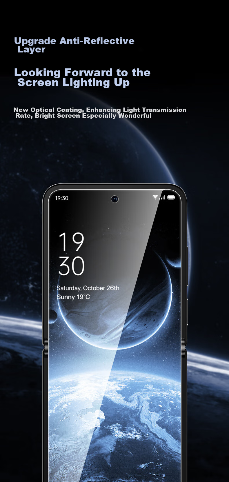 BIAZE [Nano Full Screen] Hydrogel Film for Xiaomi MIX Flip2, Mixflip Full Adhesive Soft Screen Protector [Inner And Outer Screens Three-Piece Set], HD Non-Tempered JM242 7