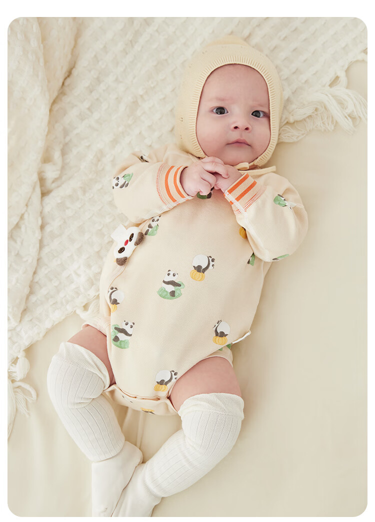 Wismorni Newborn Baby Onesie, Spring And Autumn Season, Infant Clothing, Bodysuit, Autumn Outfit, Triangle Romper 12
