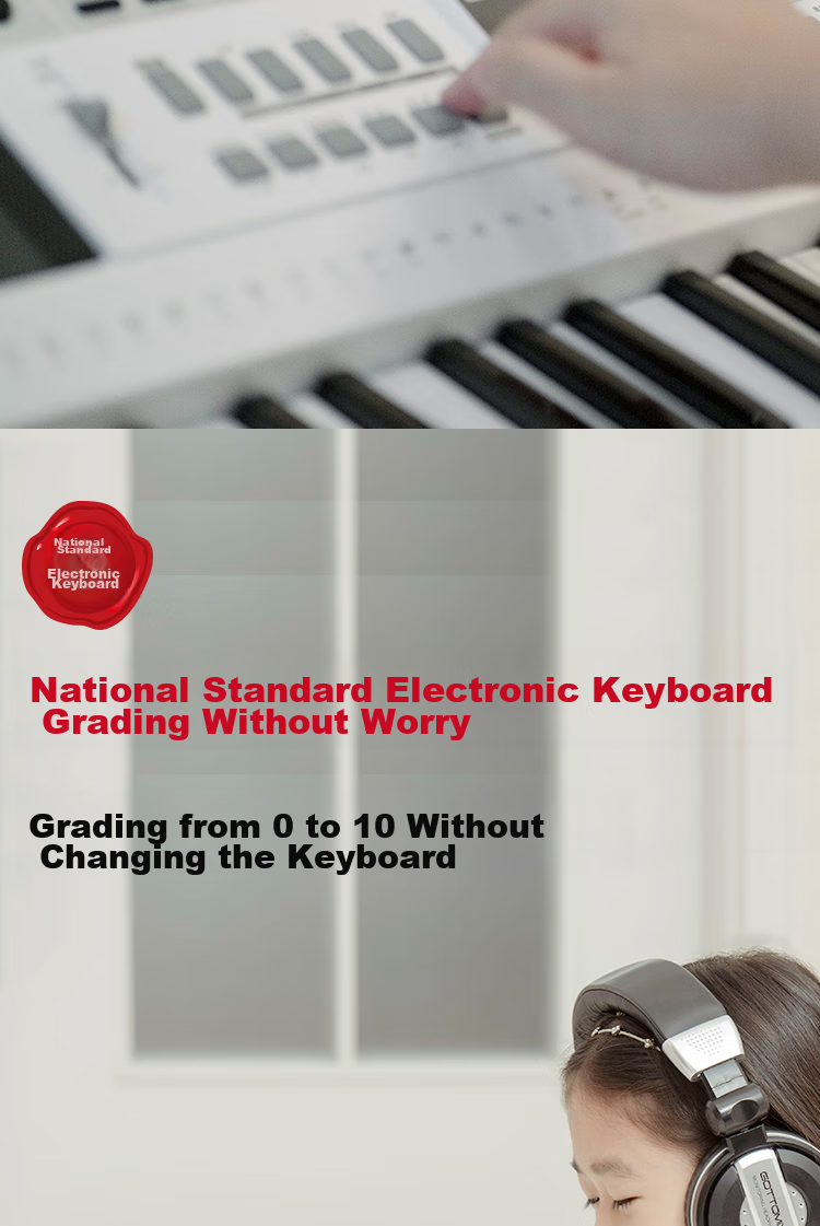 MEDELI Electronic Keyboard MK110 Beginner Recommended 61-Key Touch-Sensitive Keyboard 5