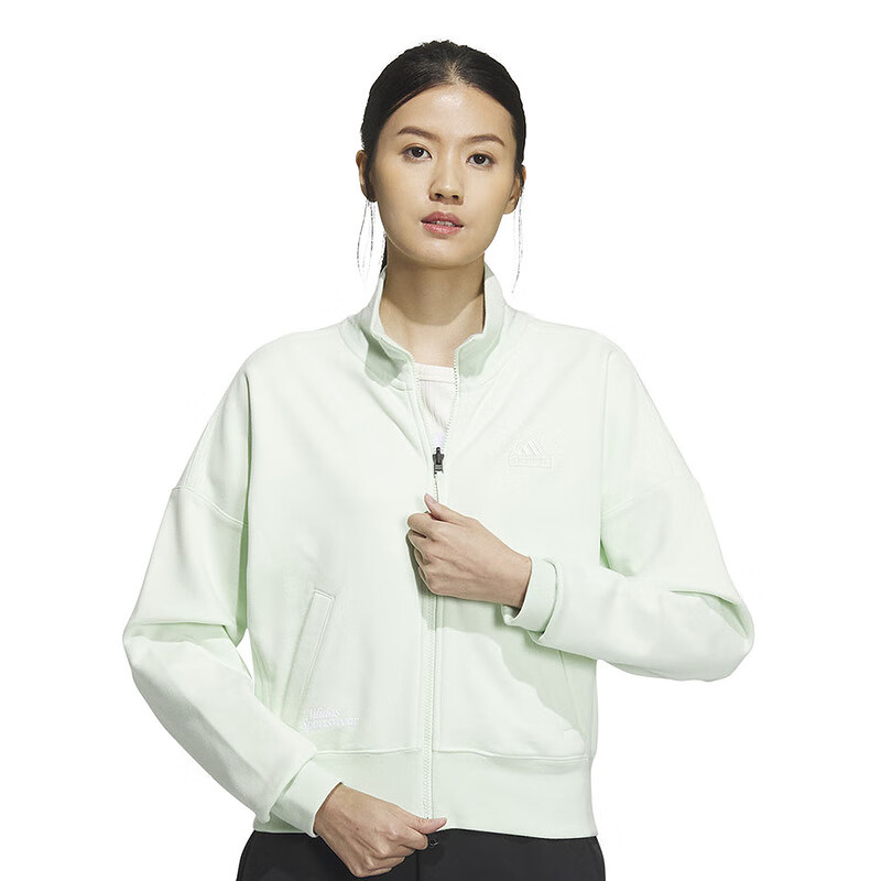 Adidas Women's Sportswear Series LOUNGE FT JKT Athletic Casual Jacket IM8849 A/S 2