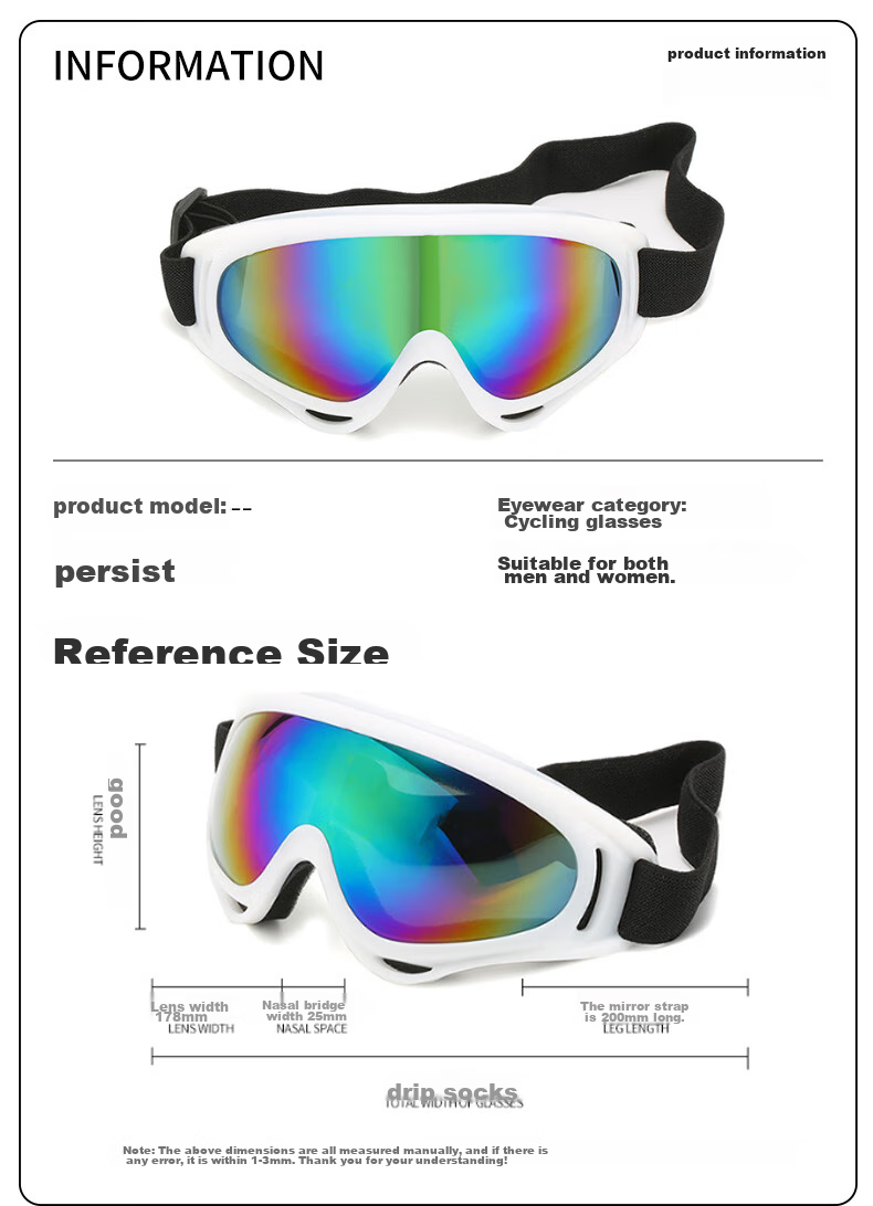 Baixiaoshe Cycling Glasses, Photochromic Sunglasses, Outdoor Smart Light-Sensing Goggles for Men And Women, Day And Night Use 6